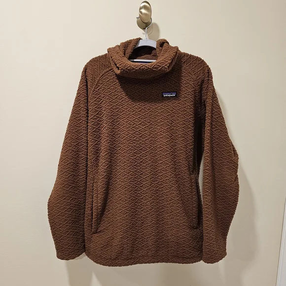 Patagonia Womens Diamond Capra Hoodie Size XL Moccasin Brown - Picture 2 of 7